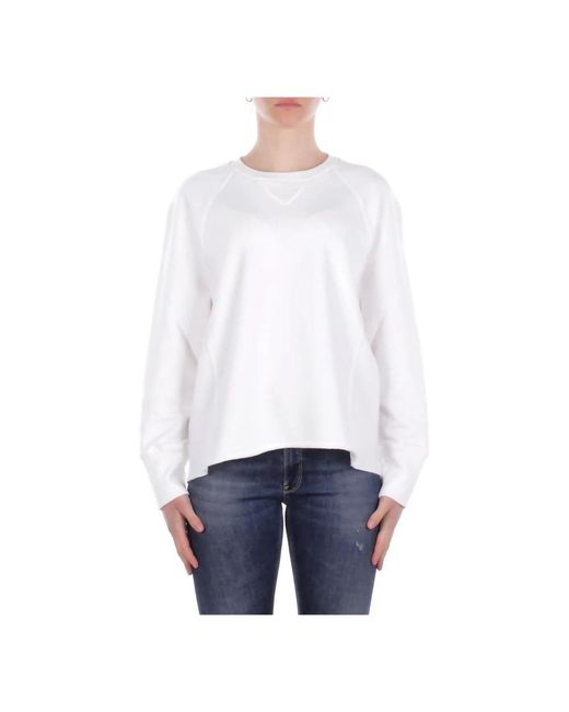 Dondup White Long Sleeve T-Shirts
