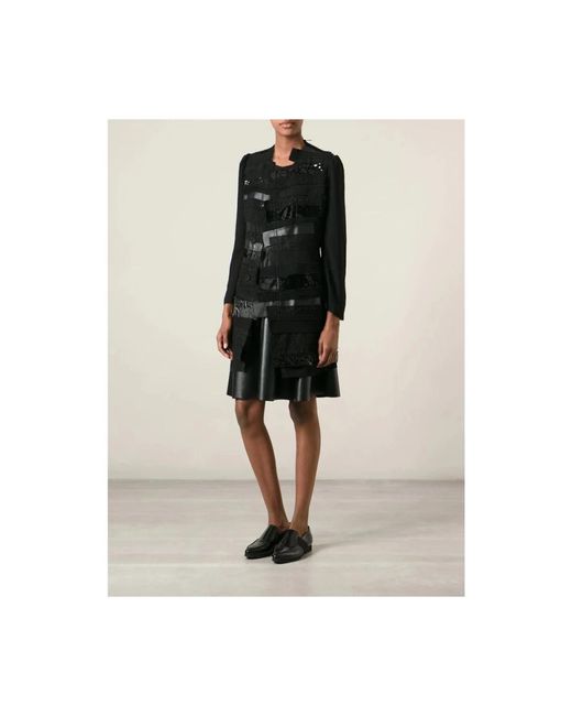 Junya Watanabe Patchwork Jas in het Black