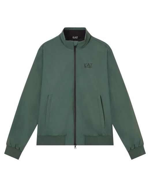 EA7 Jassen ,Groen ,Nylon Asv Core Identity Nylon Jacket in het Green voor heren