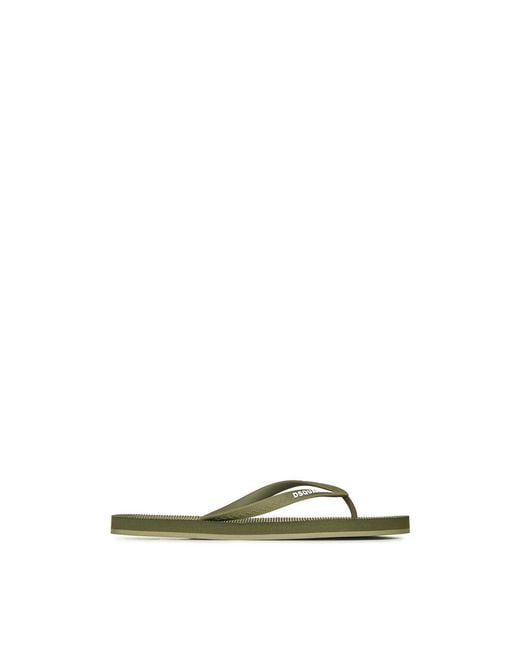 Flip Flops di DSquared² in Green da Uomo