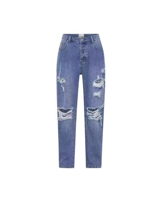 One Teaspoon Blue Blaue distressed jeans