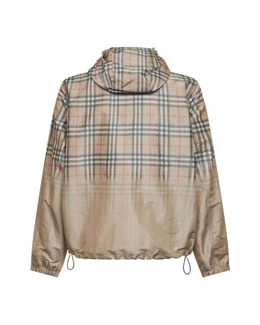Burberry Jassen ,Veelkleurig ,Polyester Light Jacket in het Brown voor heren