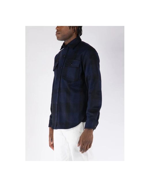 chesapeake's Blue Casual Shirts for men