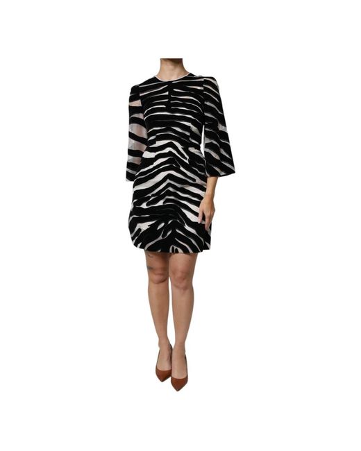 Dolce & Gabbana Black Short Dresses
