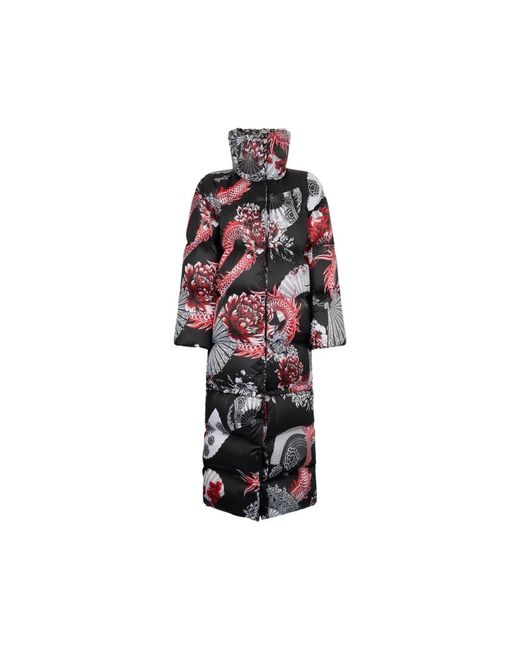 Roberto Cavalli Red Winter Jackets