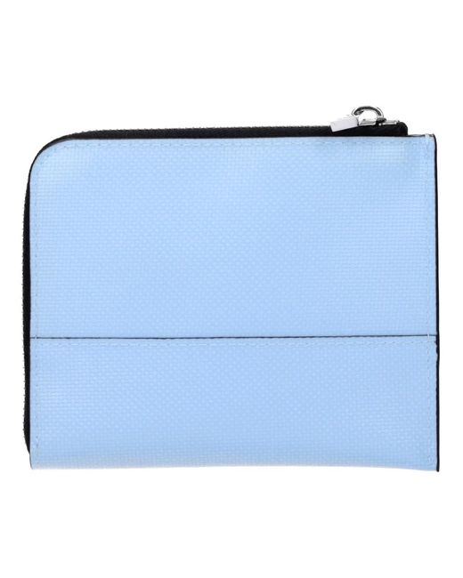 Marni Blauwe Polyethyleen Muntportemonnee in het Blue