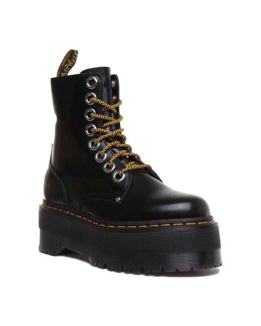 Dr. Martens Black Lace-Up Boots