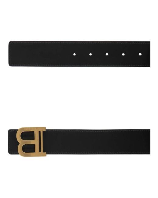 Balmain Accessoires ,Zwart ,Leer Elegante Leren Riem in het Black