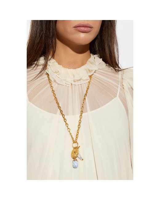 Necklaces Chloé de color Metallic