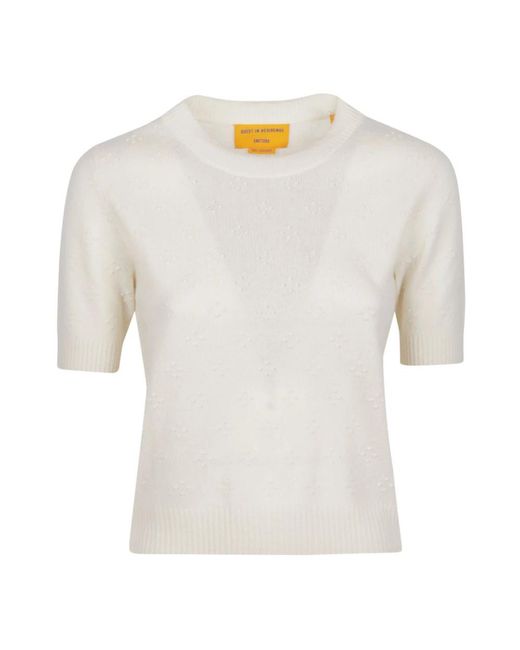 Guest In Residence White Cashmere Knitwear