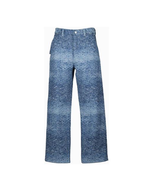 Dior Blue Wide Jeans for men