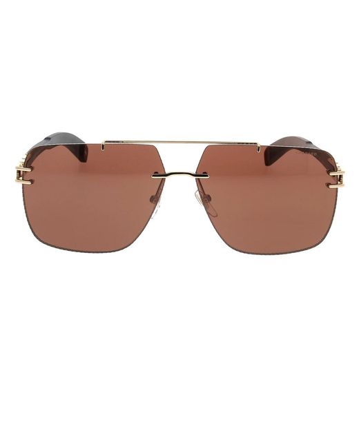Sunglasses Chopard de color Brown
