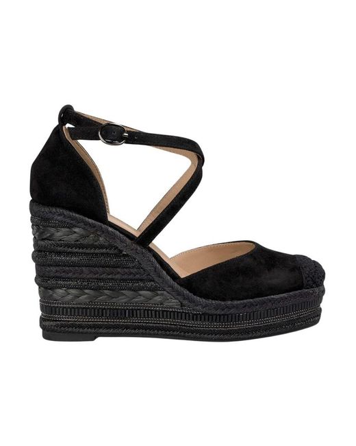 Alma En Pena. Black Keilabsatz Mit Details