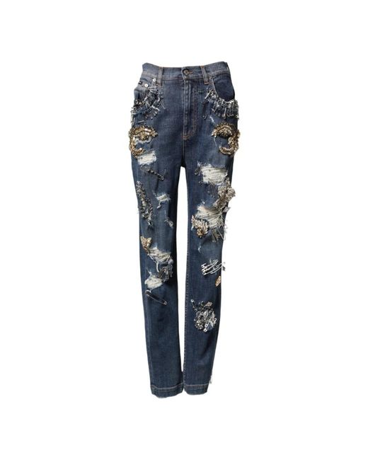 Dolce & Gabbana Blue Slim Fit Jeans
