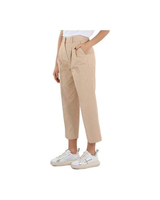 Michael Kors Natural Cropped Trousers