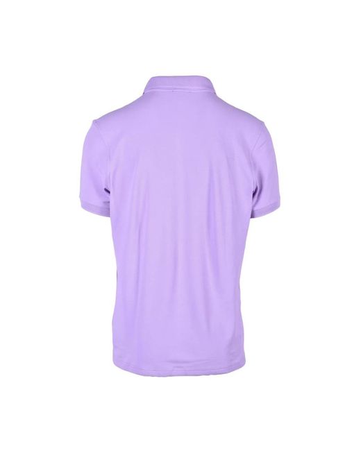 Peuterey Polo Korte Mouw Katoen in het Purple voor heren