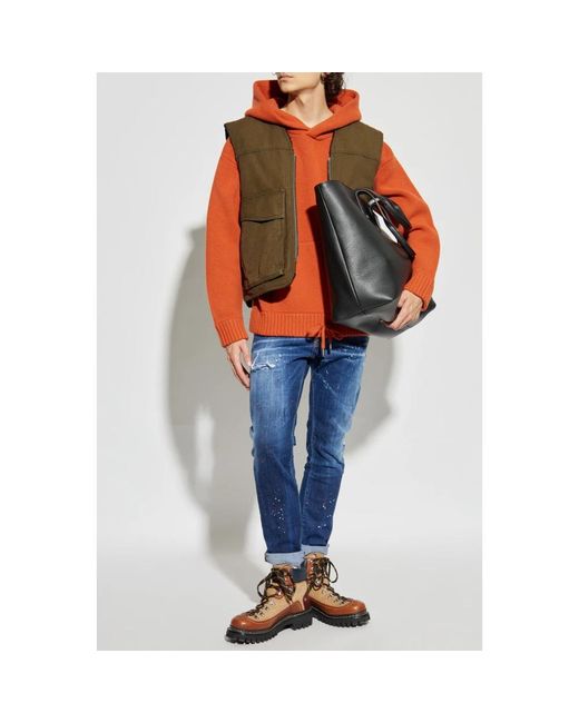DSquared² Wollpullover in Orange für Herren