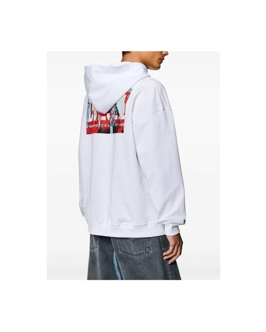 Sweatshirts & hoodies > hoodies DIESEL pour homme en coloris White