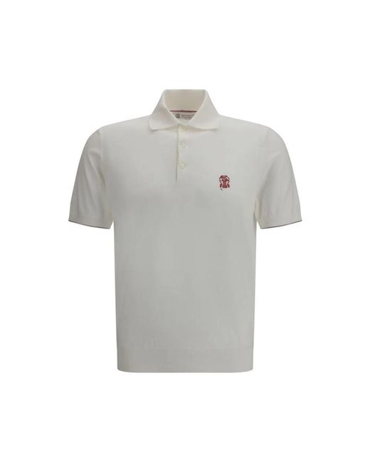 Brunello Cucinelli Gray Polo Shirts for men