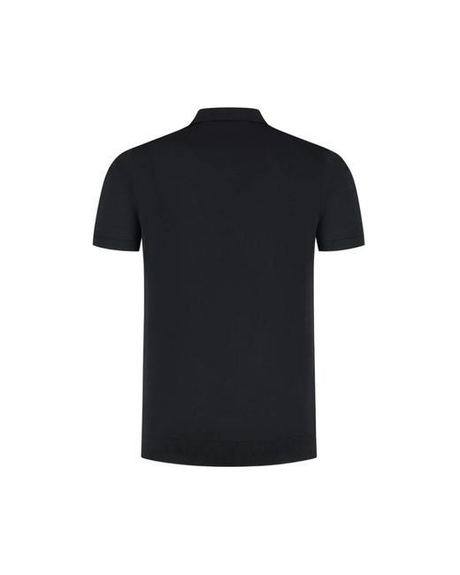 Fedeli Tops ,Zwart ,Katoen Fuji Katoenen Polo in het Black voor heren