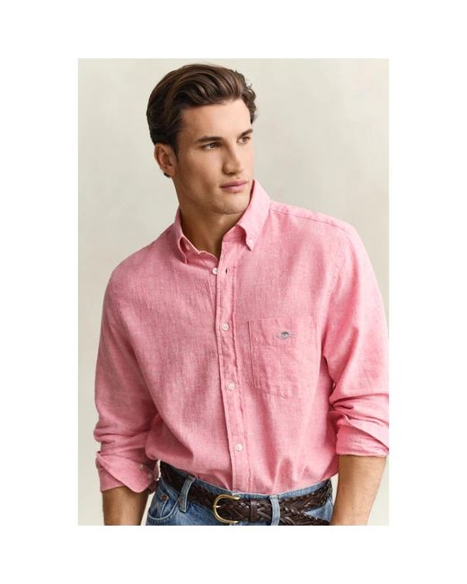 Gant Pink Casual Shirts for men