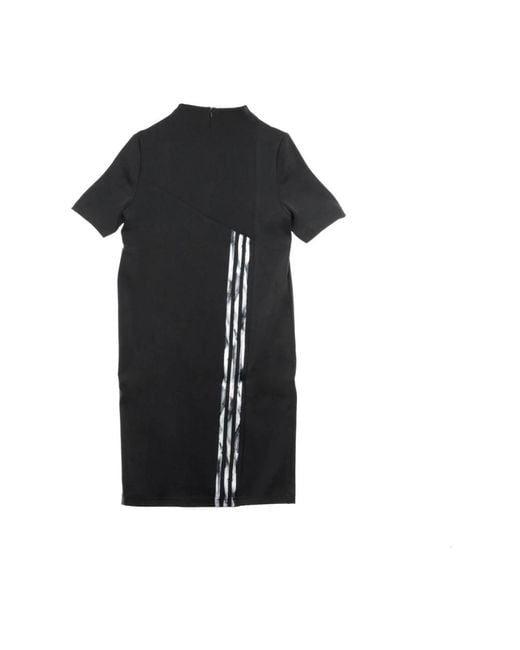 Adidas Kleedjes ,Zwart ,Polyester Zwarte Jurk Met Danielle Cathari-Design in het Black