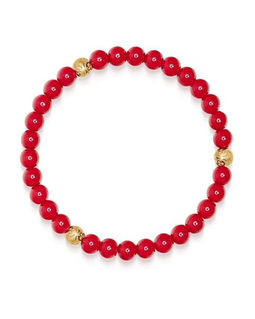 Bracelets di Nialaya in Red da Uomo