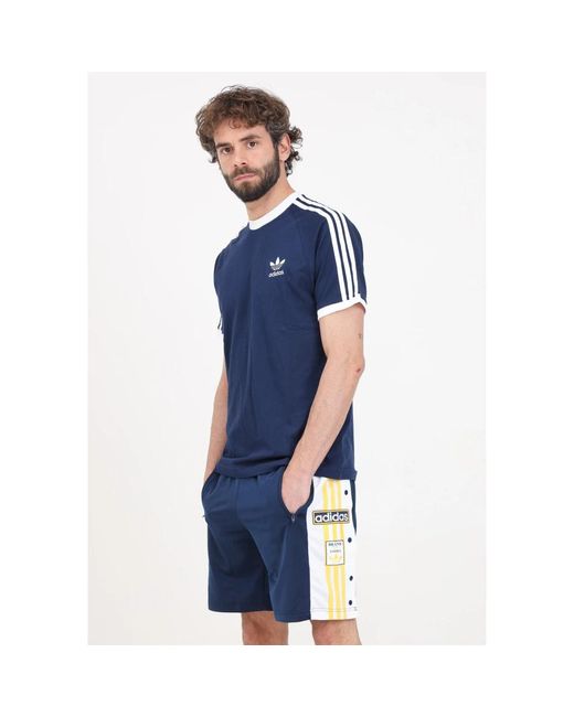 Adidas Originals Blau gelb weiß adicolor adibreak shorts in Blue für Herren