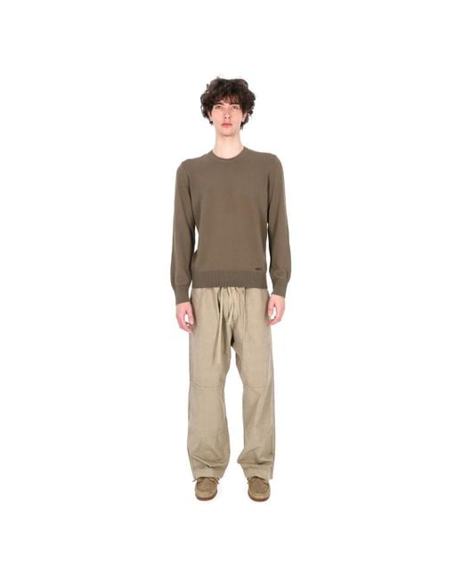 A.P.C. Brown Round-Neck Knitwear for men