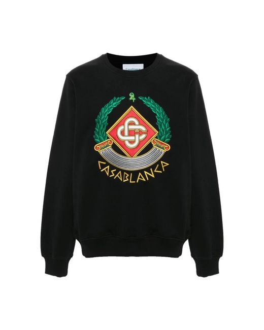 Casablanca Sweatshirt Mit Casa Crest-Stickerei in Black für Herren