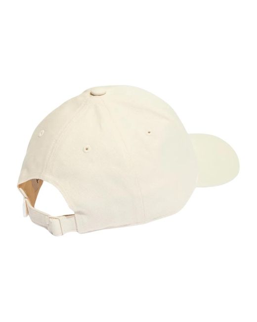 Adidas Originals Natural Weiße trefoil baseball cap