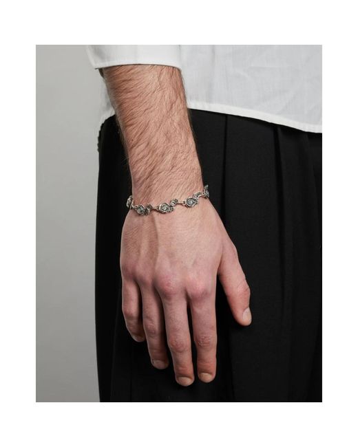 Emanuele Bicocchi Metallic Bracelets for men