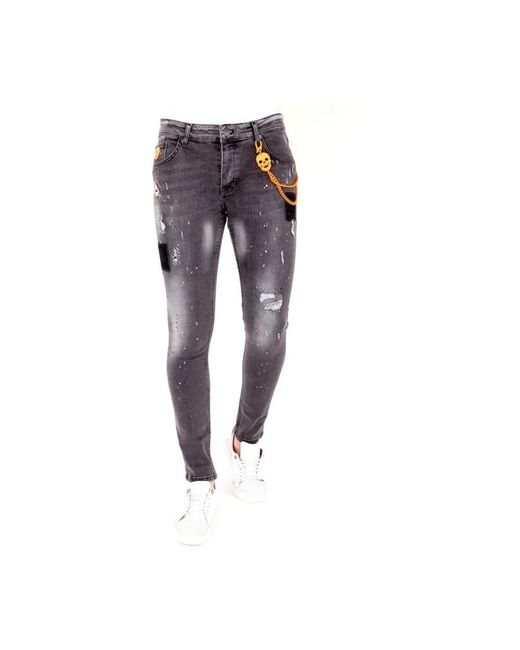 Local Fanatic Blue Skinny Jeans for men