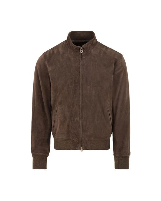 Stewart Stretch Suede Jacket in het Brown voor heren
