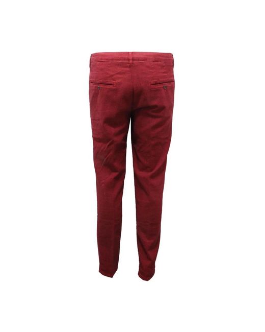 Cruna Red Chinos for men