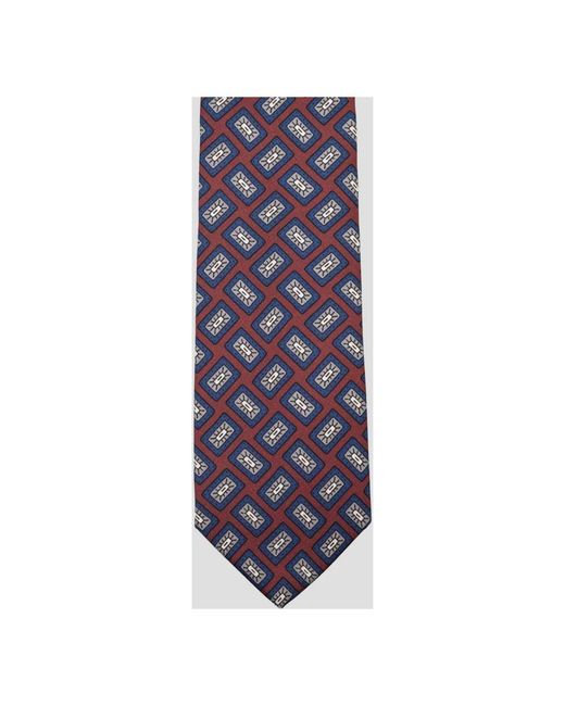 Ties di Luigi Borrelli Napoli in Purple da Uomo