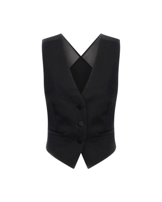 Dondup Black Waistcoats