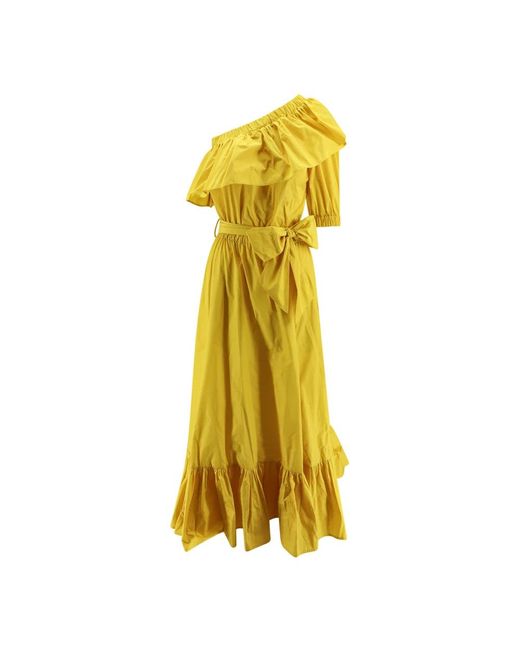 Lavi Yellow Midi Dresses