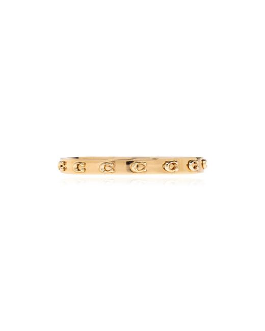 COACH Metallic Messingarmband