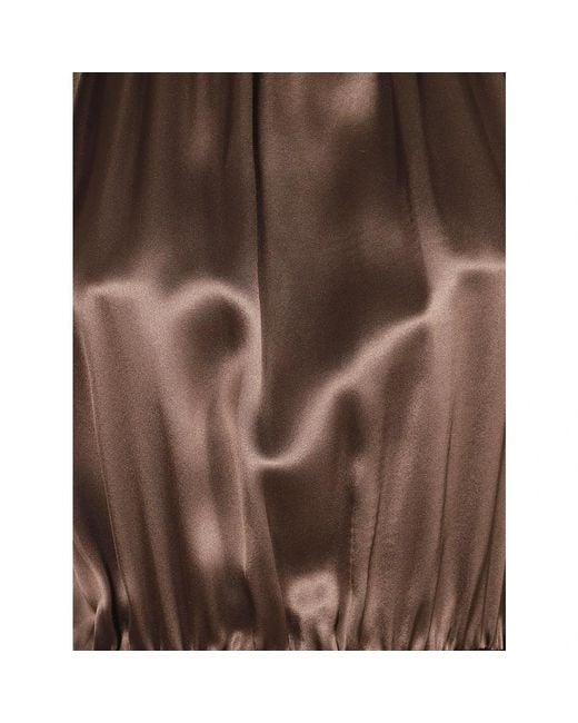 Crida Milano Brown Midi Dresses