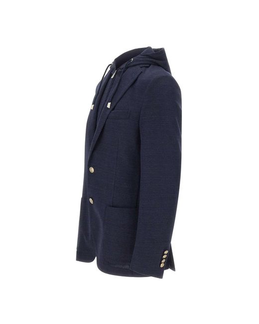 Eleventy Blue Blazers for men