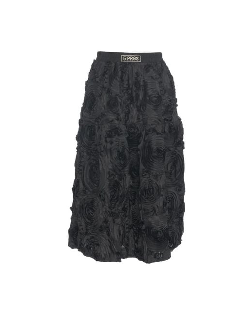 5 PROGRESS Gray Midi Skirts