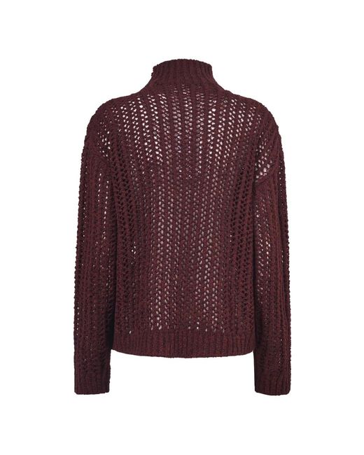 Max Mara Purple Turtlenecks
