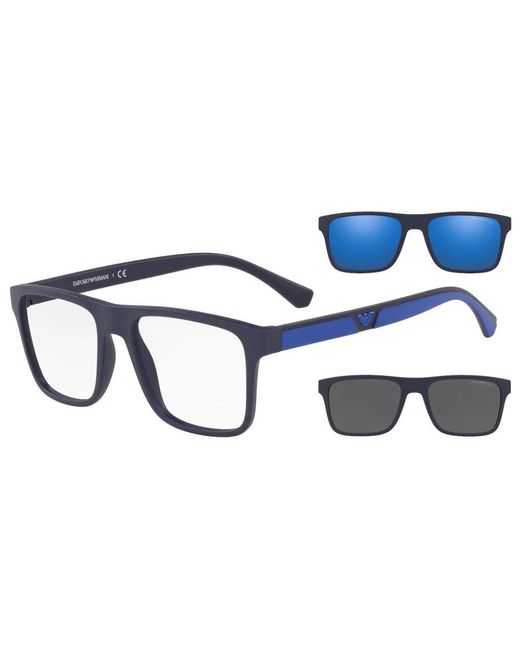 Emporio Armani Blue Glasses for men