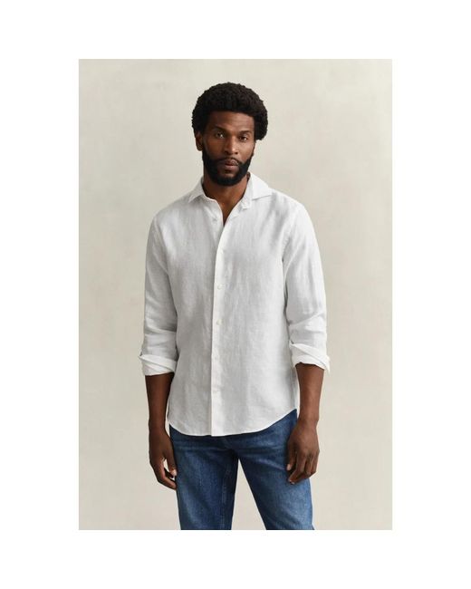 Gant White Casual Shirts for men