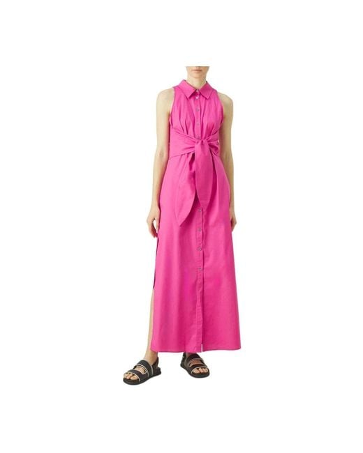 Michael Kors Pink Shirt Dresses