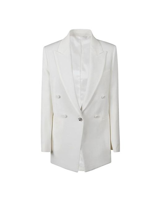Double breasted tailored jacket di Lanvin in White