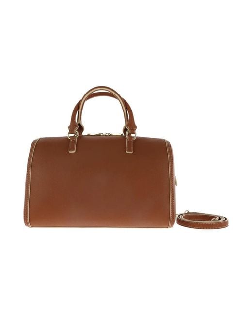 Pollini Bruine Schoudertas Met Rits in het Brown