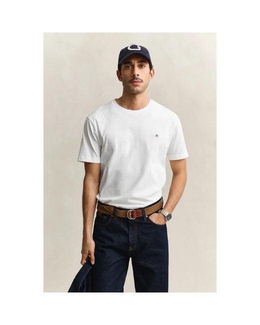 Gant White T-Shirts for men