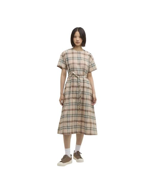 Barbour Metallic Midi Dresses